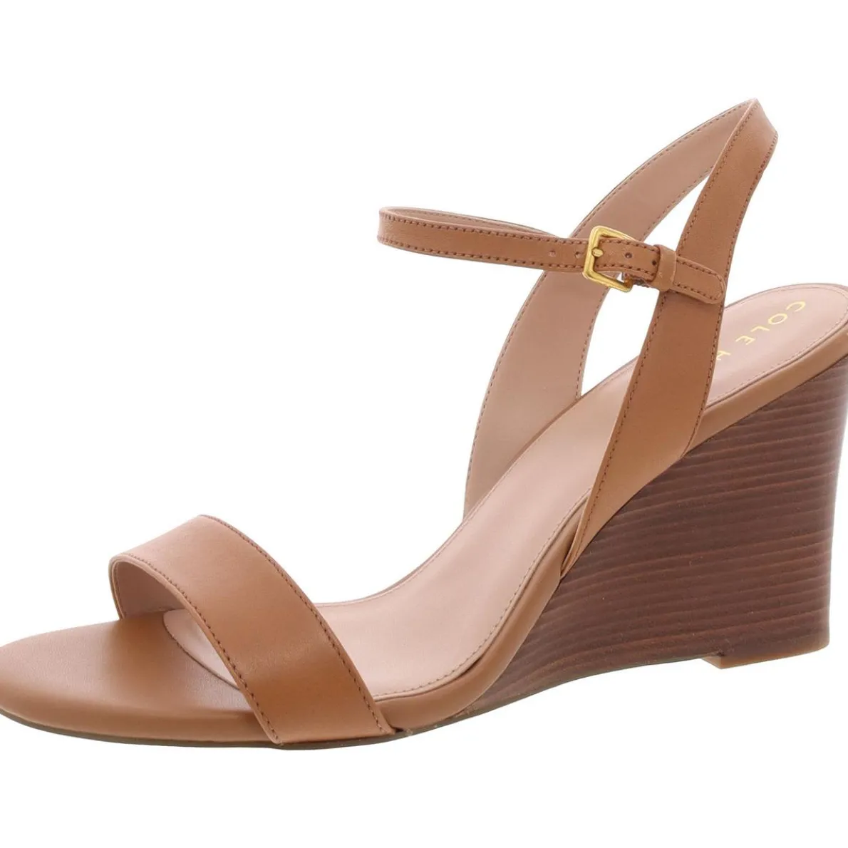 Josie Leather Heeled Ankle Strap