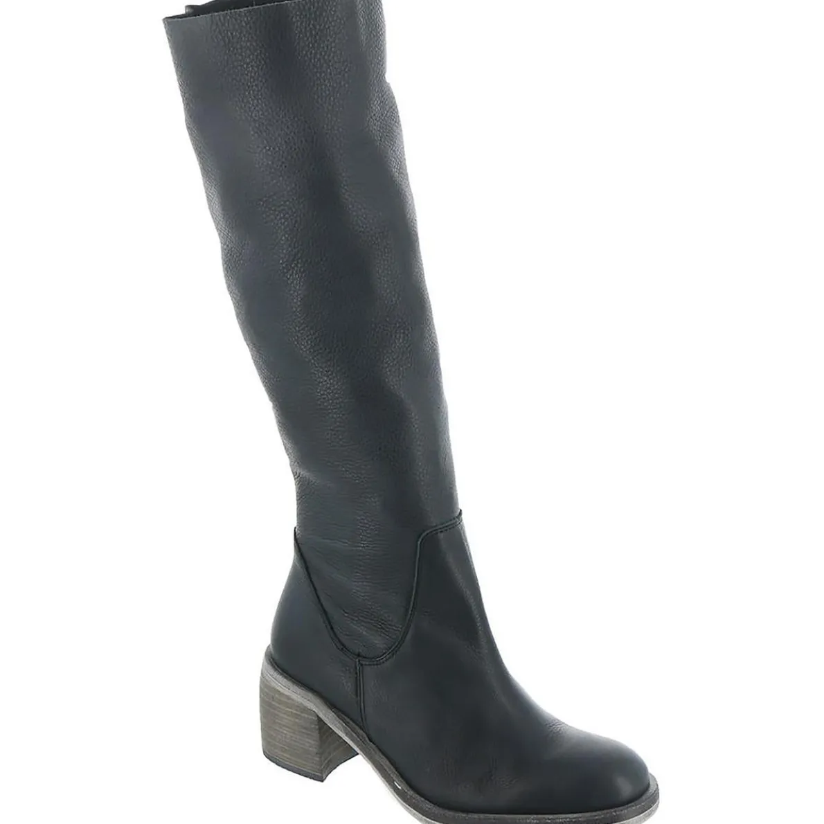 Essential Leather Solid Knee-High Boots