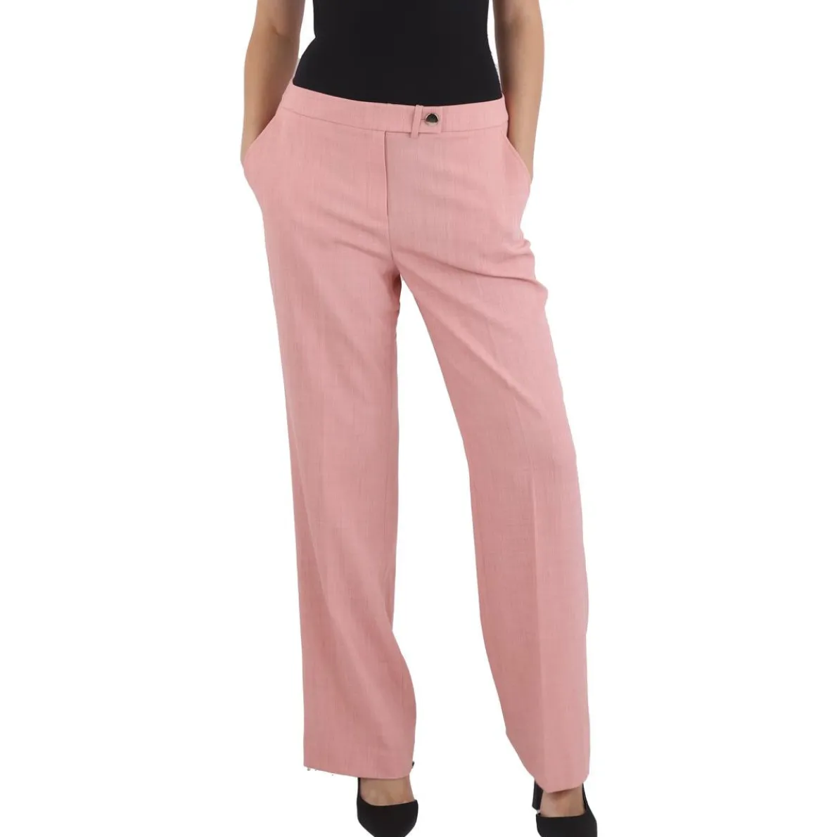 Pocket Twill Straight Leg Pants