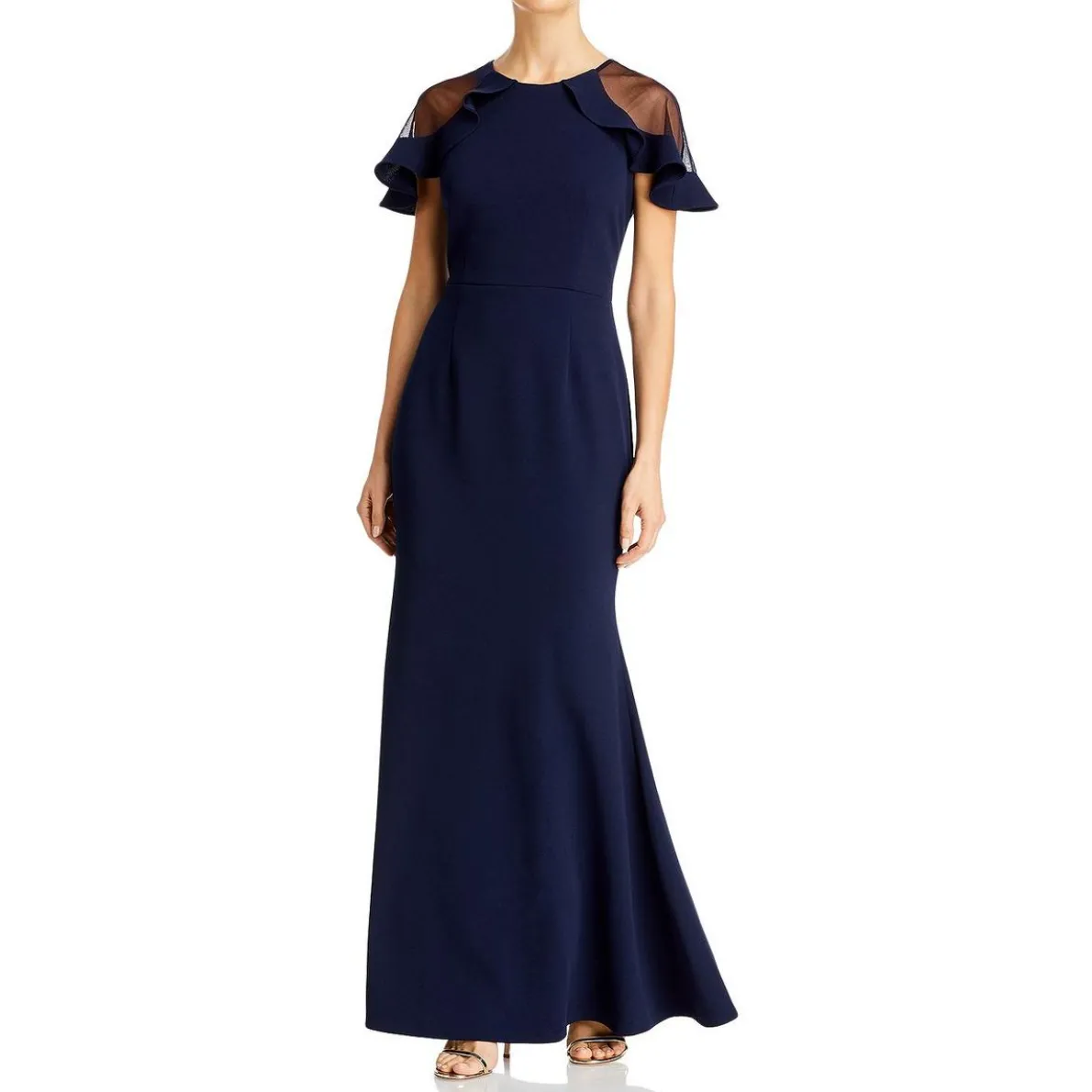 Mush Flutter Sleeve Maxi Dress