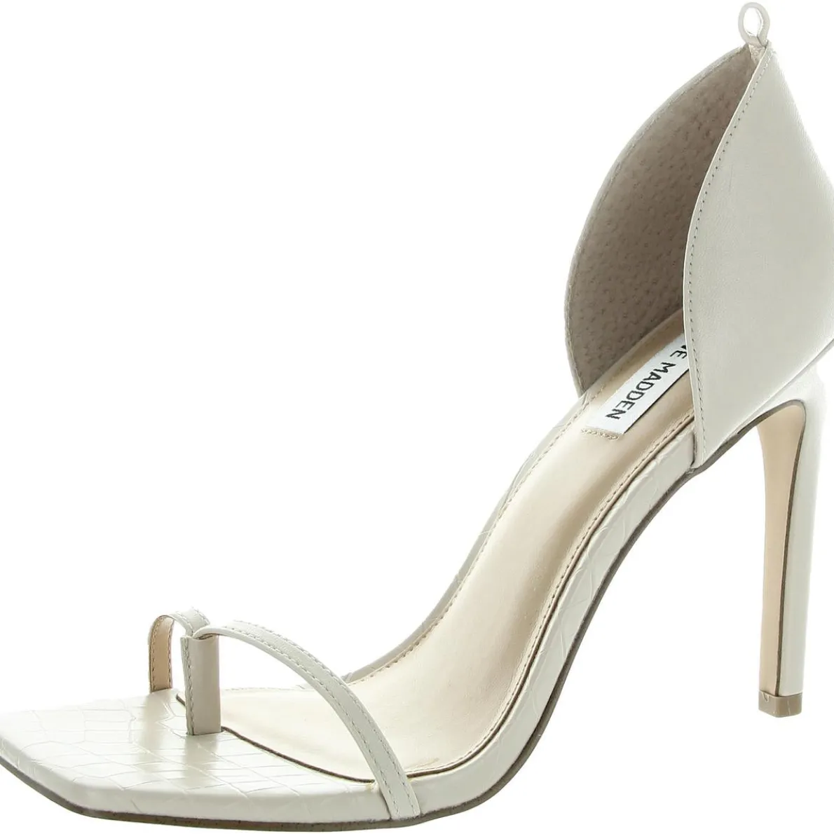 Electra Embossed Faux Leather Ankle Strap