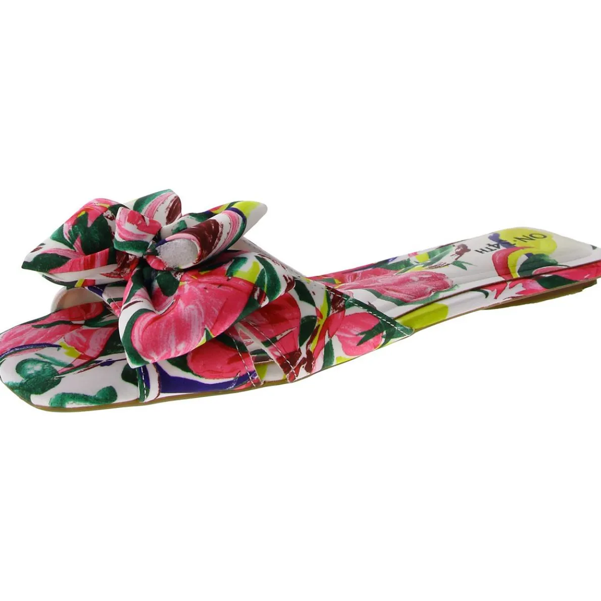 Jazminnf Floral Slip On Slide Sandals
