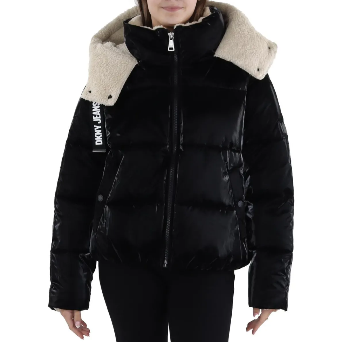 Faux Fur Lined Quilted Puffer Jacket
