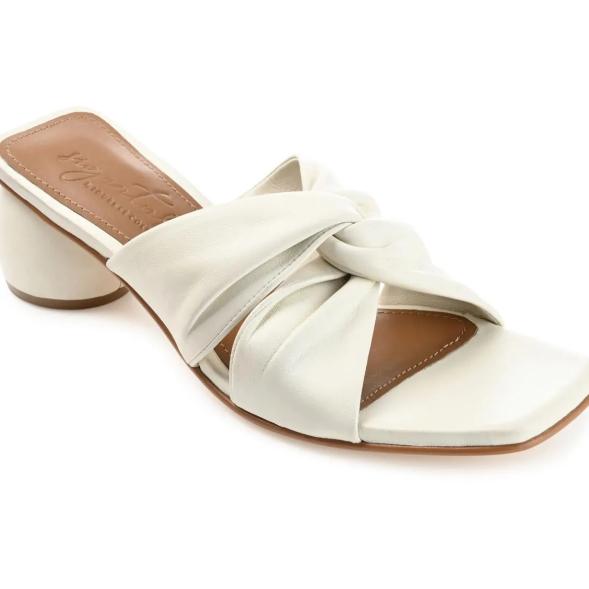 Charlize Leather Slide Sandals