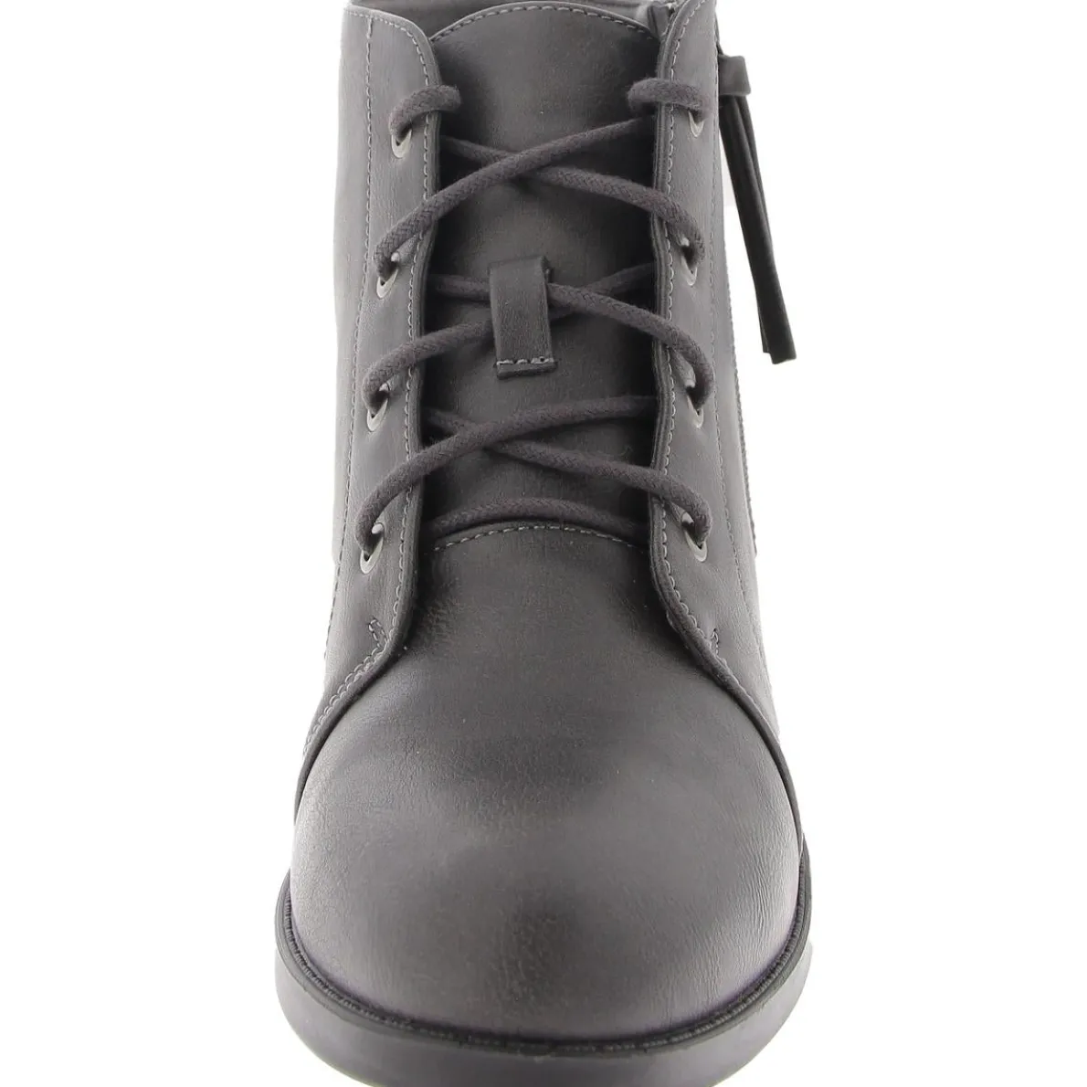 Zip Up Round Toe Booties