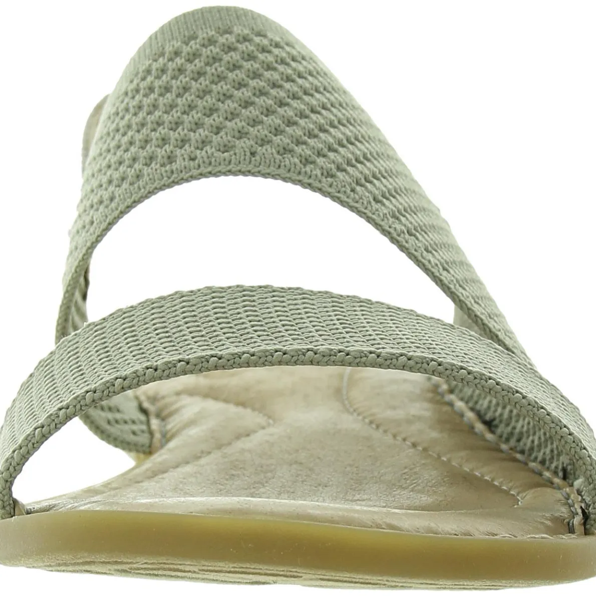 Perforated Leather Flatform Sandals