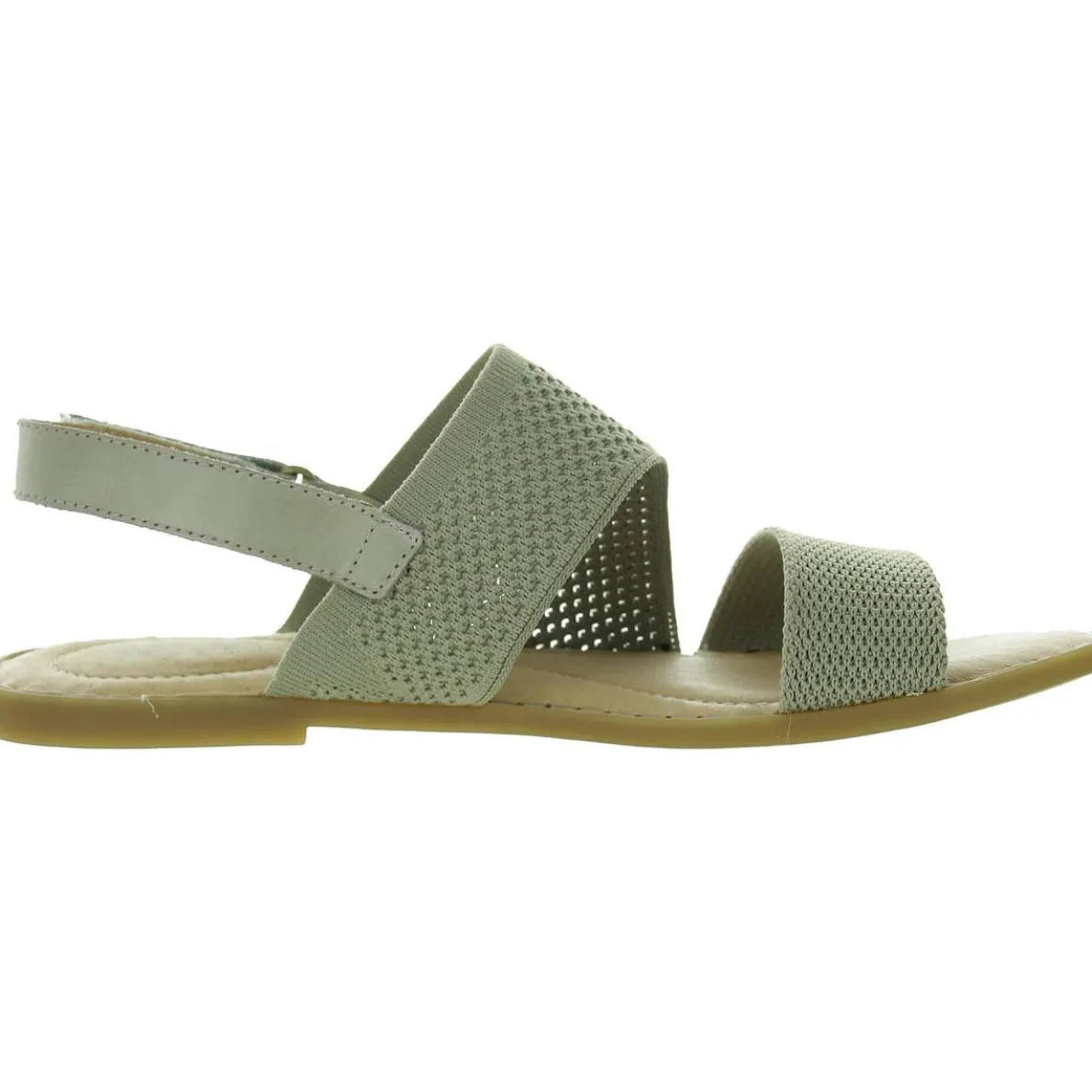 Perforated Leather Flatform Sandals