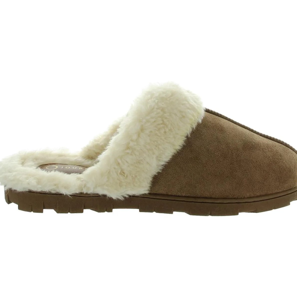 Faux Fur Faux Suede Slide Slippers