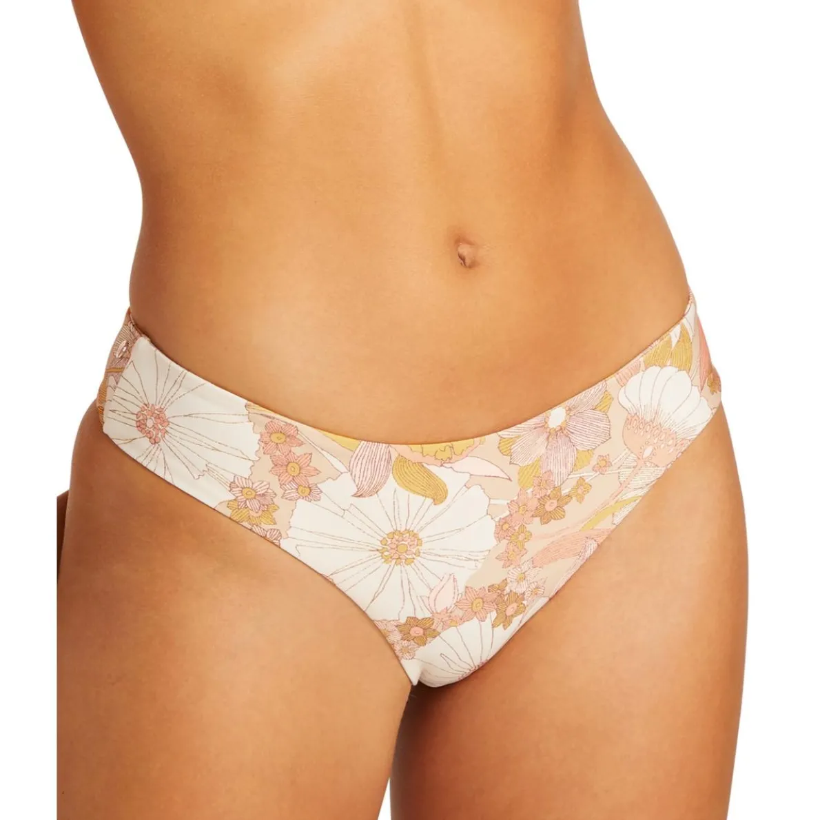 Juniors Bloom Shaka Floral Print Cheeky Swim Bottom Separates