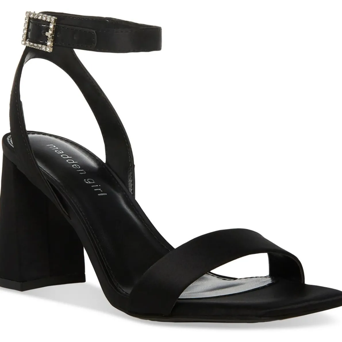 Winnii Satin Block Heel