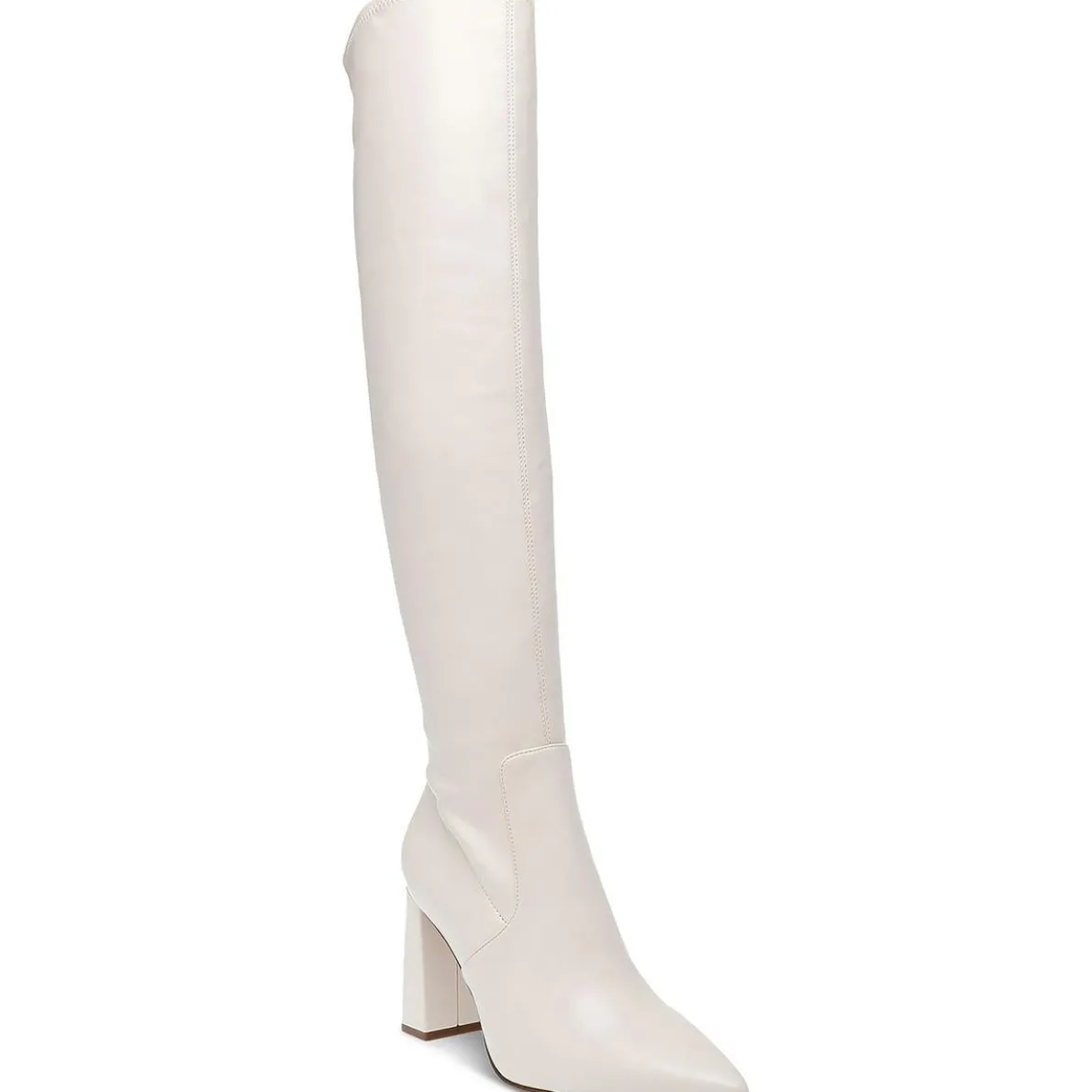 EILEENE Faux Leather Pointed Toe Knee-High Boots
