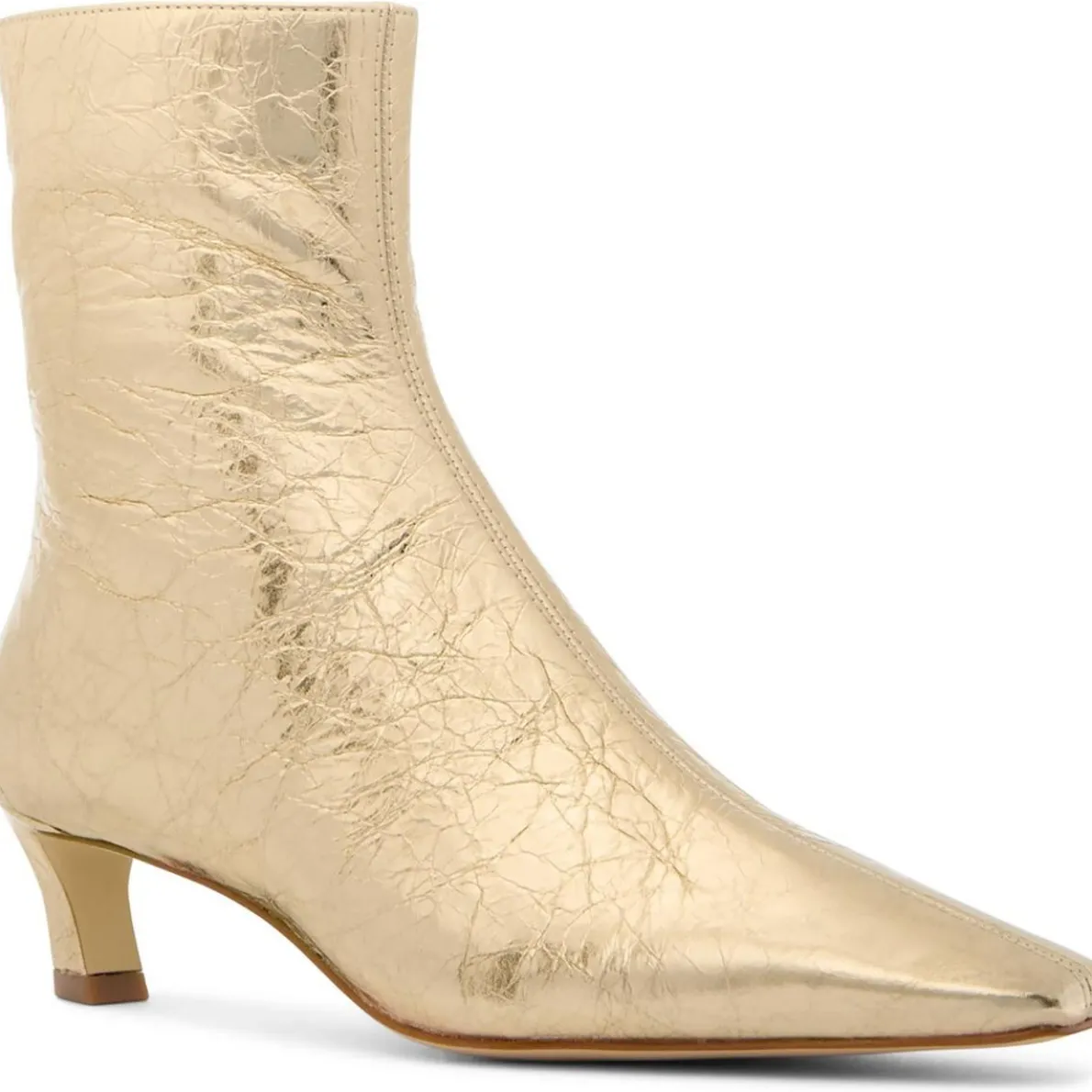 Crackle Ankle Boots