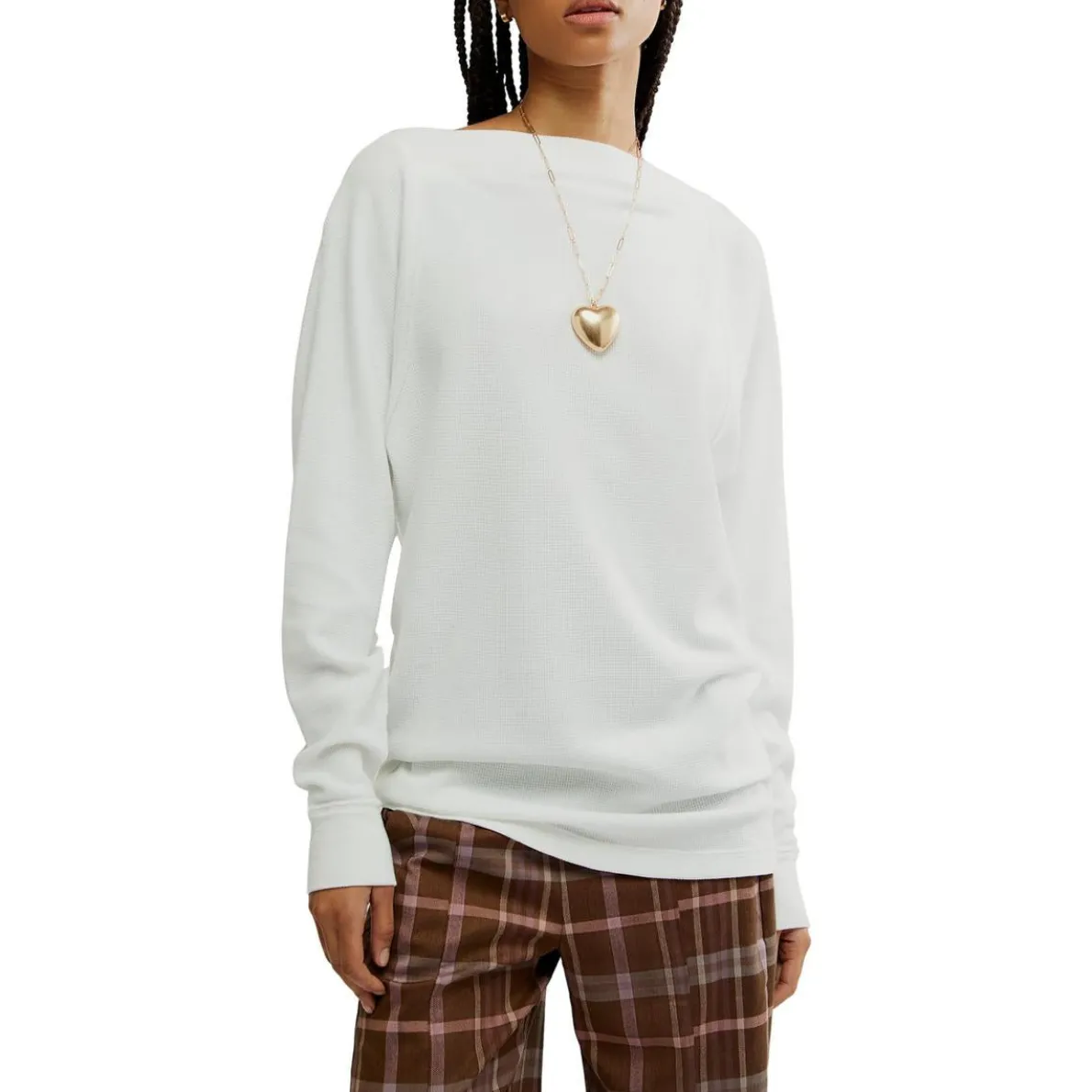 Textured Cotton Pullover Sweater