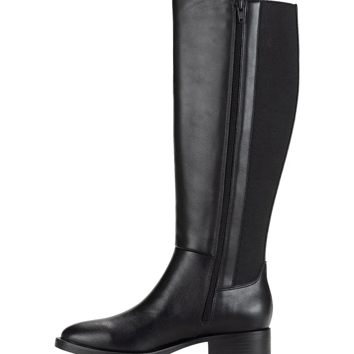 Eloise Zip Up Slip On Knee-High Boots