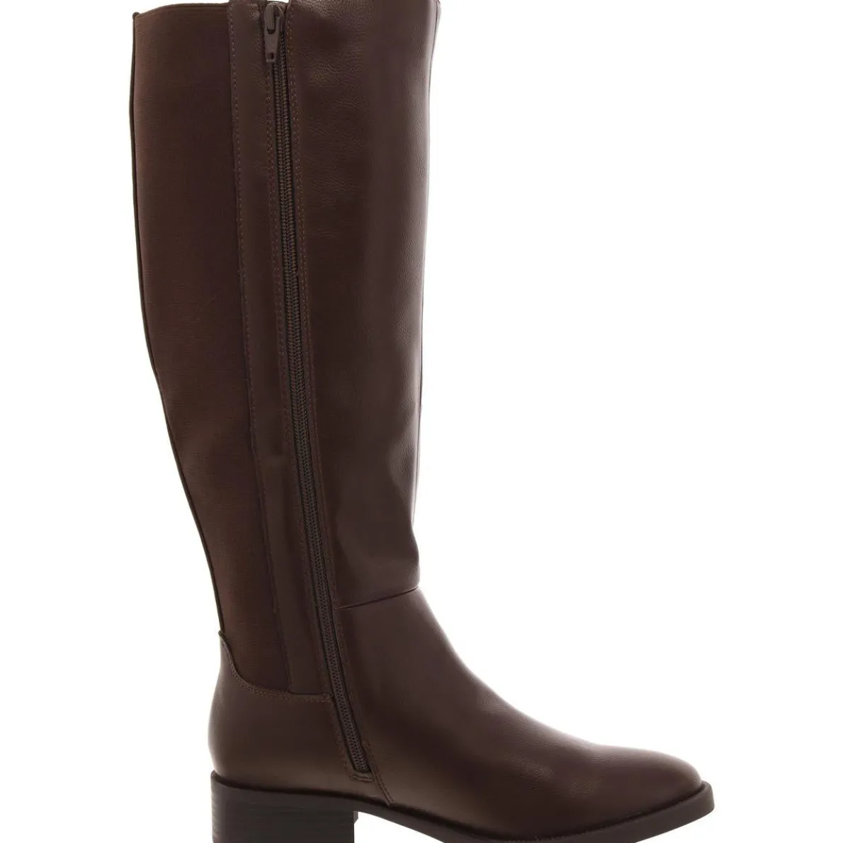 Eloise Zip Up Slip On Knee-High Boots