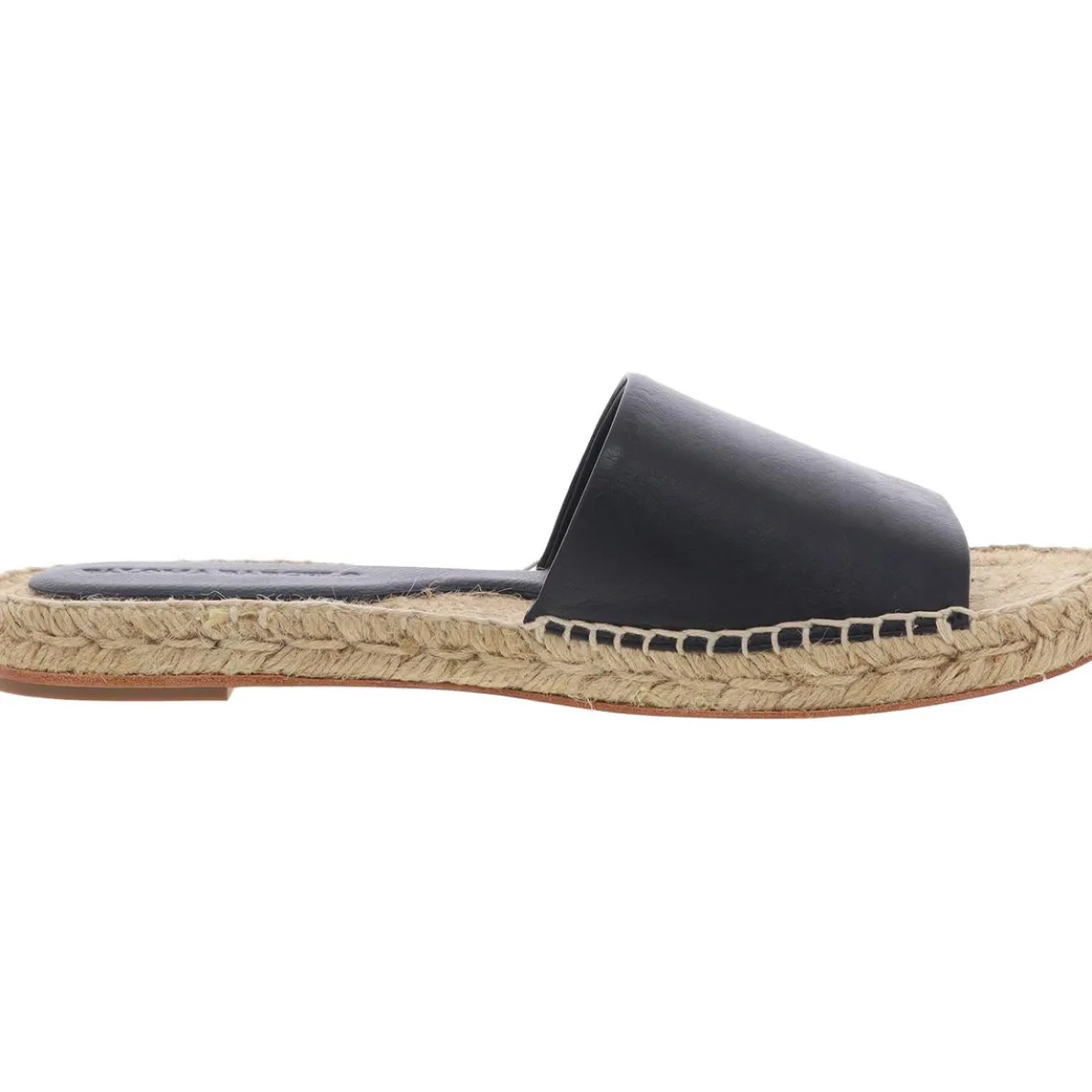 Brina Woven Leather Slide Sandals