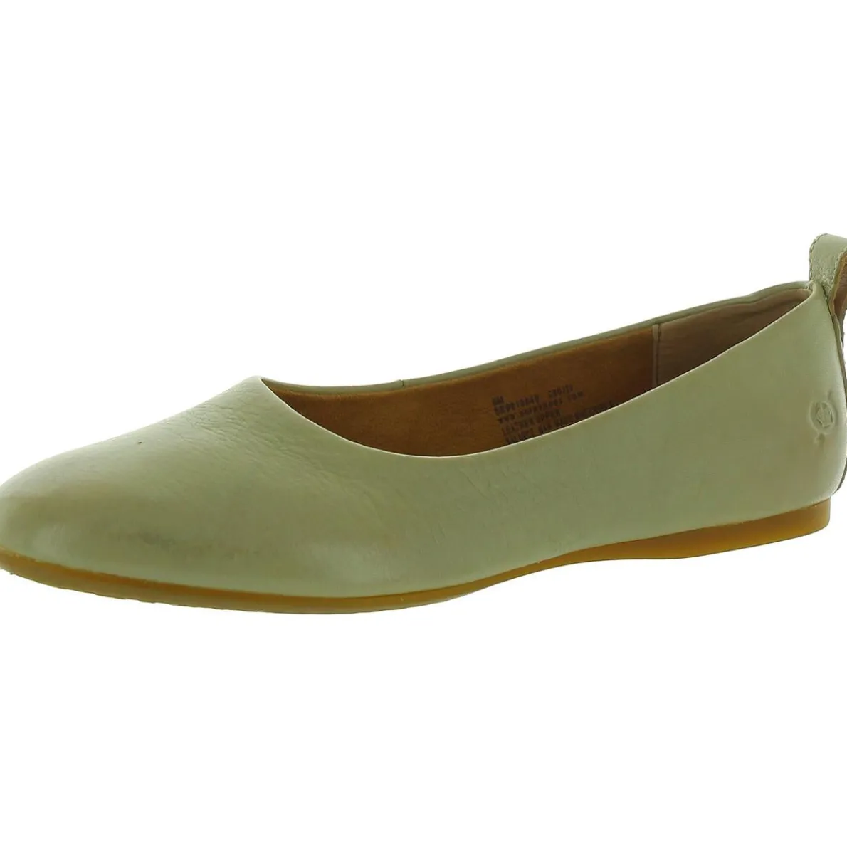 Leather Slip-On Ballet Flats