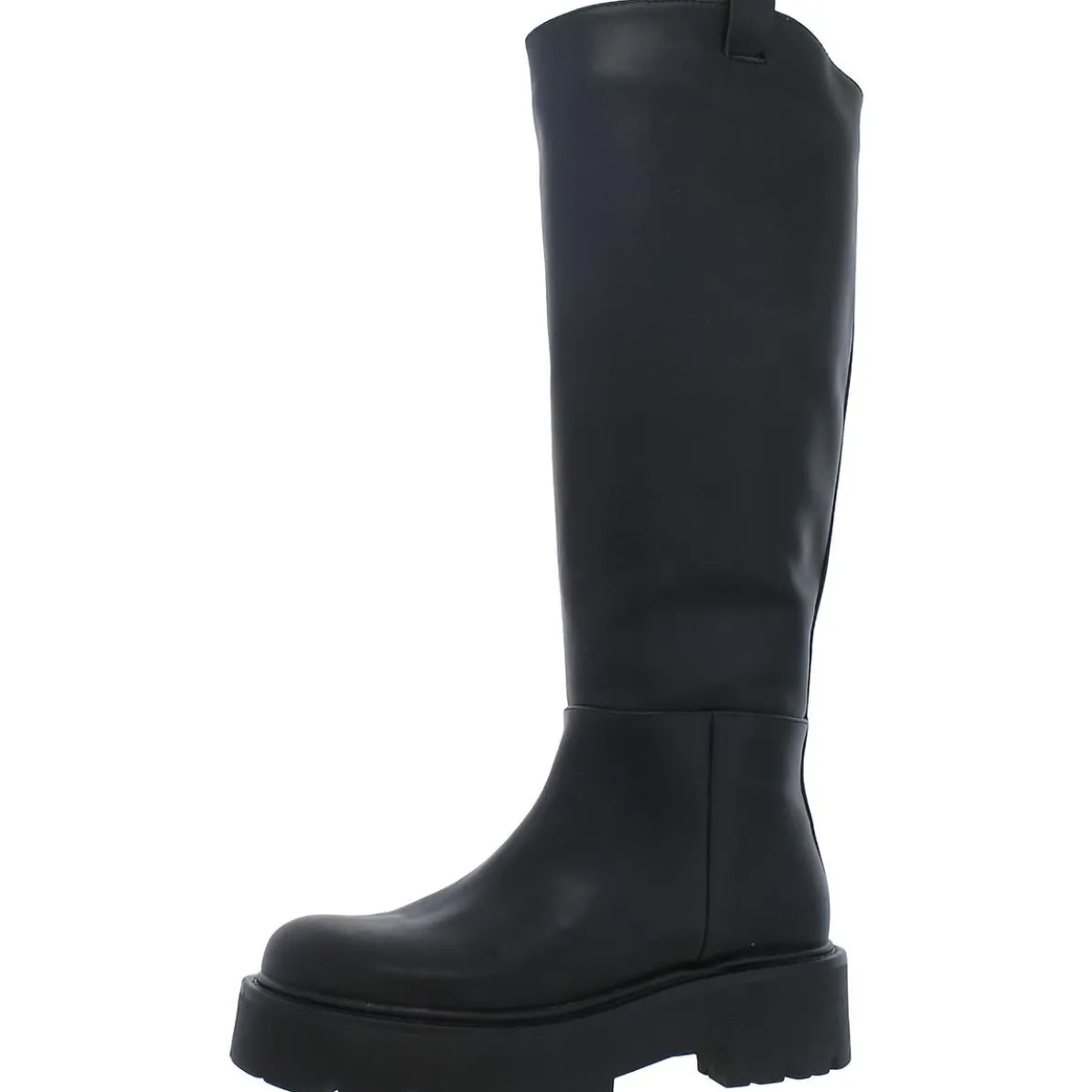 Crow Faux Leather Tall Knee-High Boots