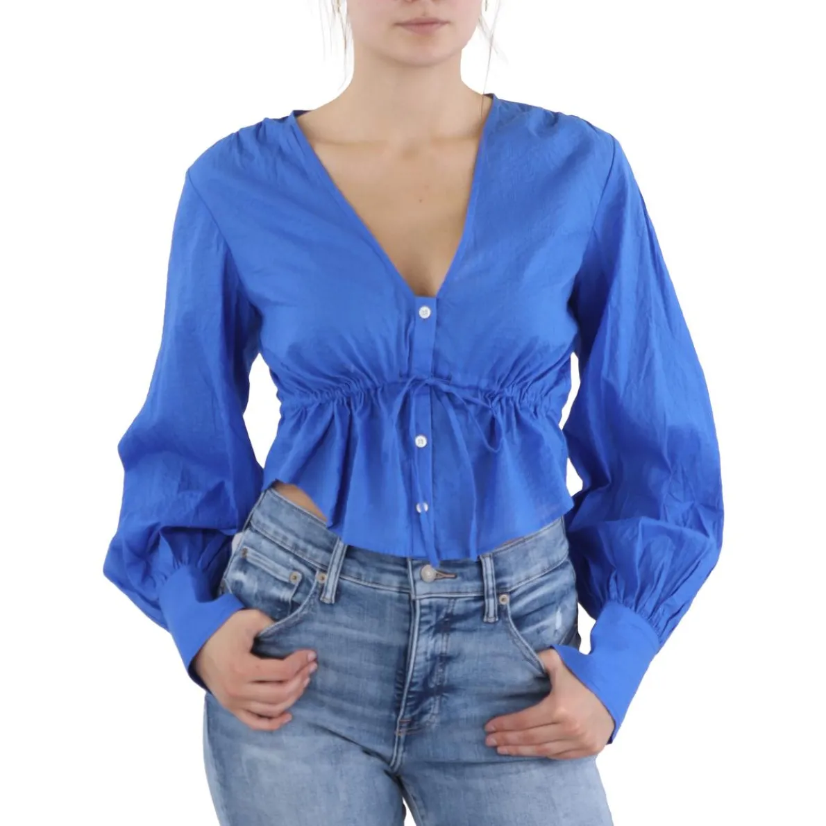 Crop Cotton Blouse