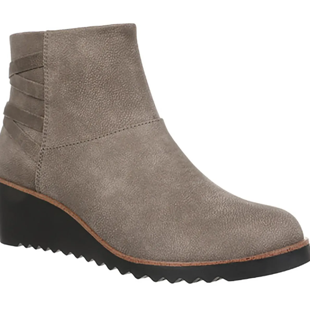 Zariah Zip Up Slip On Booties