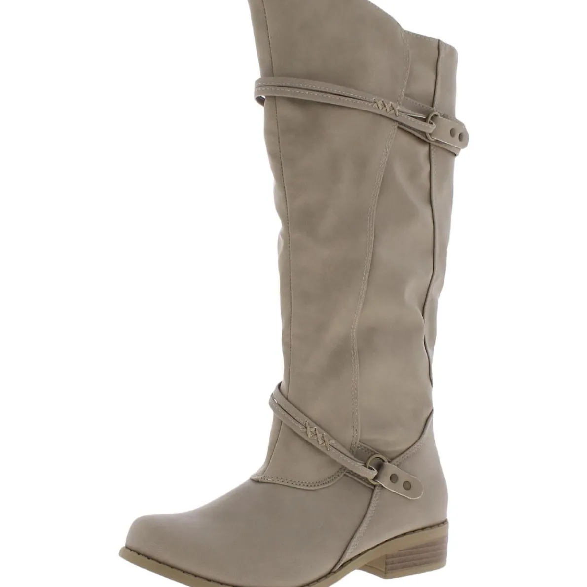 HarleyWC Faux Leather Tall Knee-High Boots