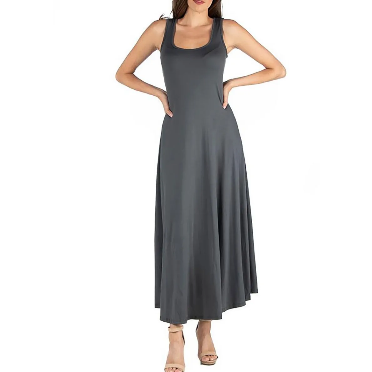Sleeveless Long Maxi Dress