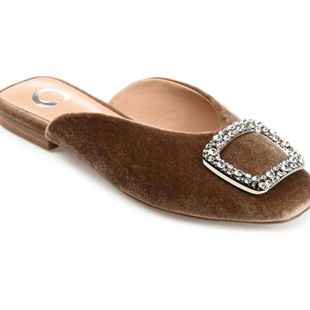 Embellished Velvet Mules