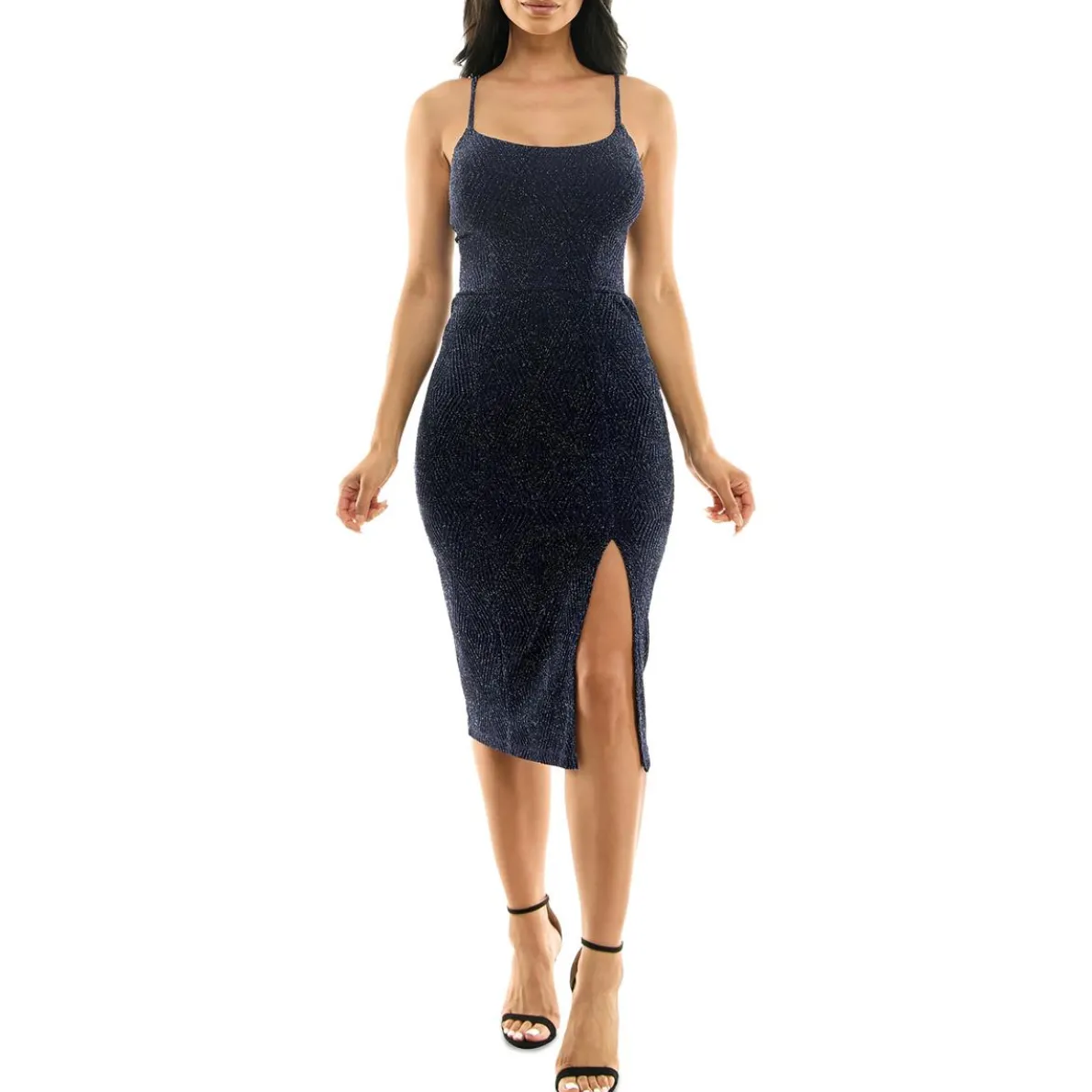 Juniors Fitted Midi Bodycon Dress