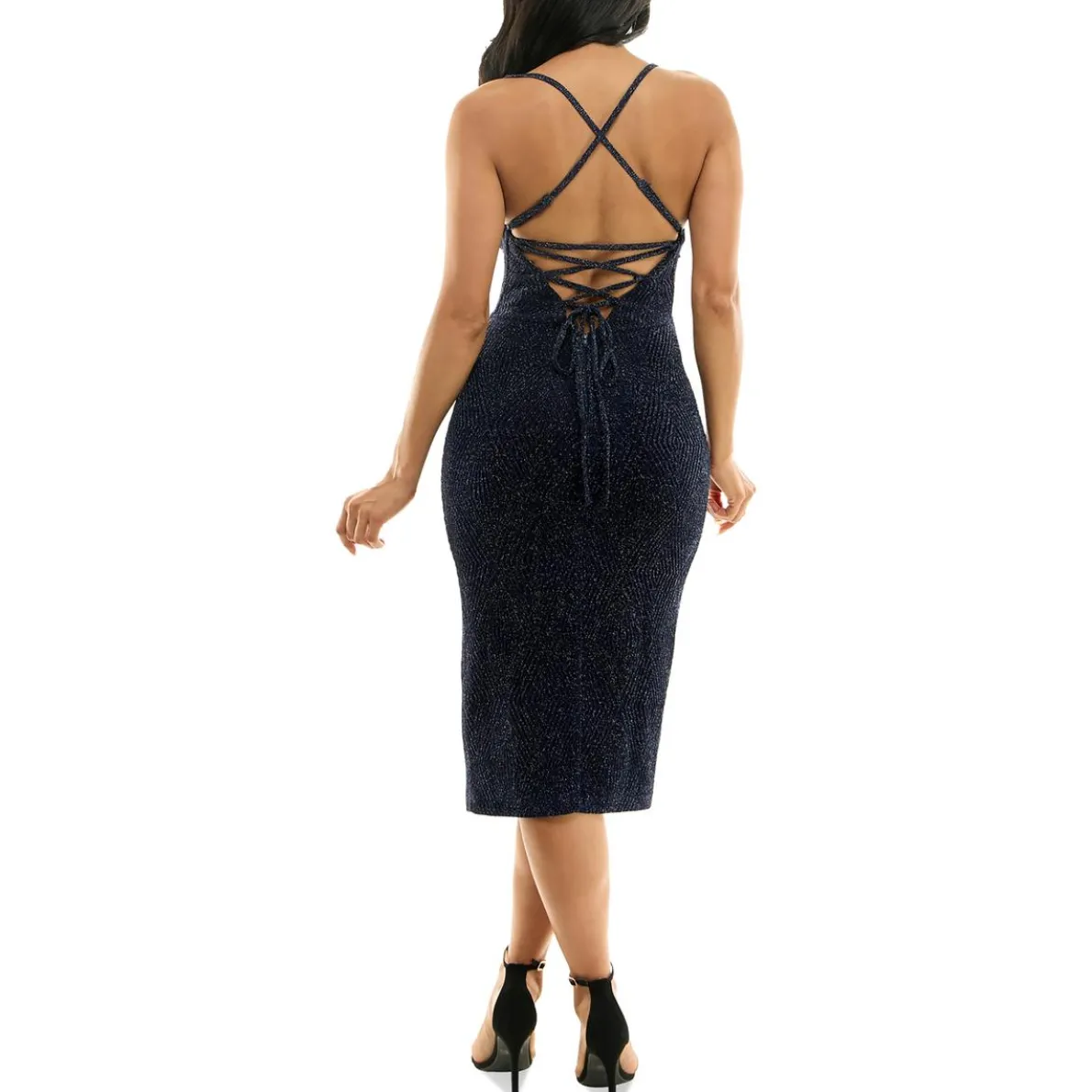 Juniors Fitted Midi Bodycon Dress