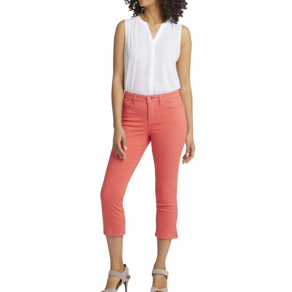 Chloe Crop Denim Capri Jeans