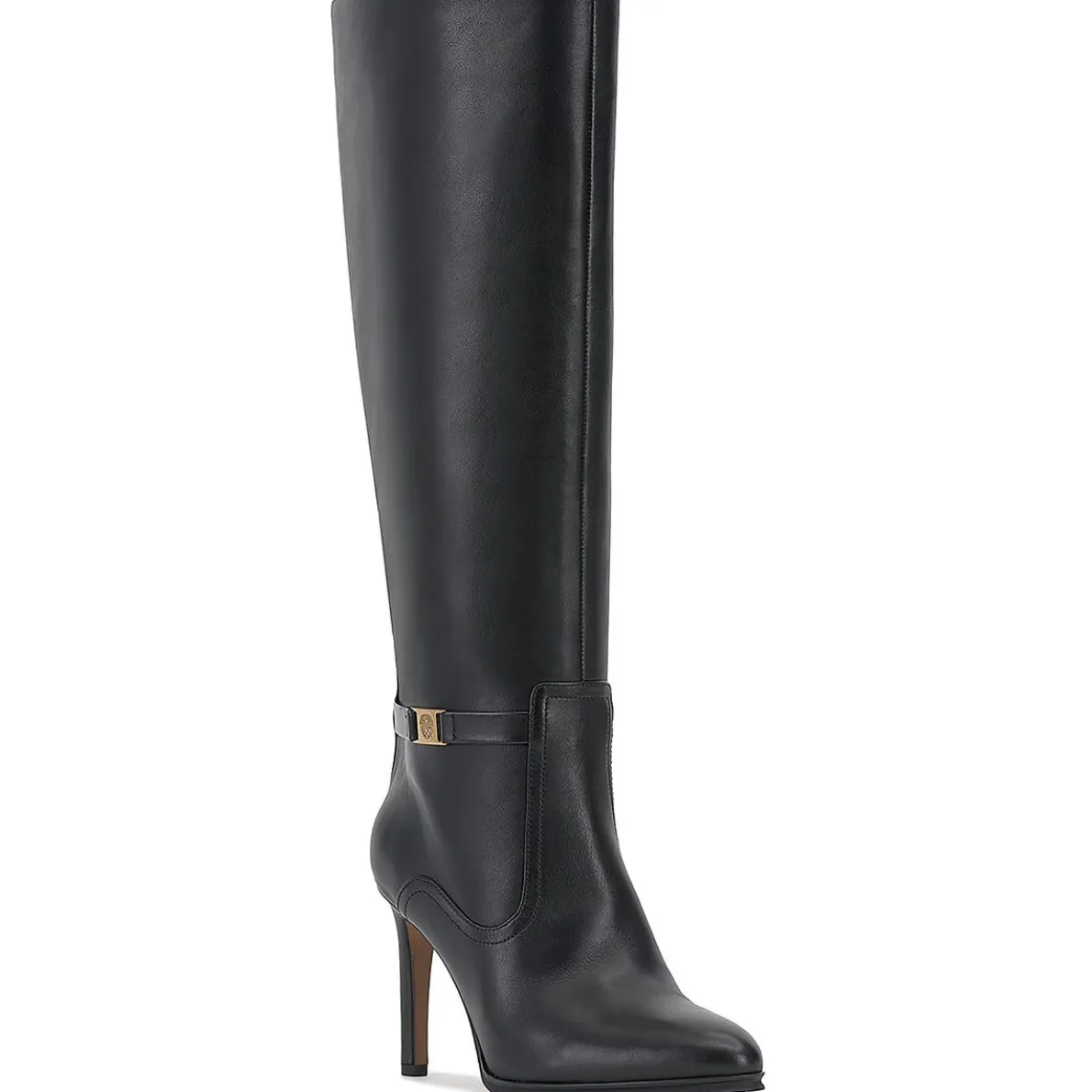 Slylie4 Zipper Leather Over-The-Knee Boots