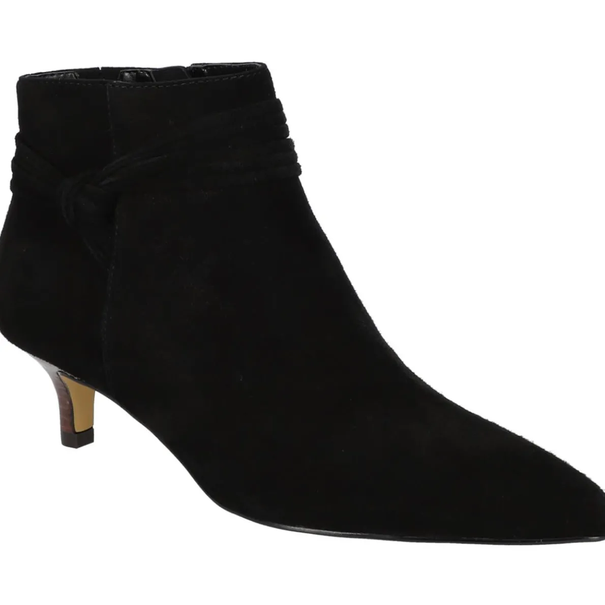 Jani Suede Pointed Toe Booties