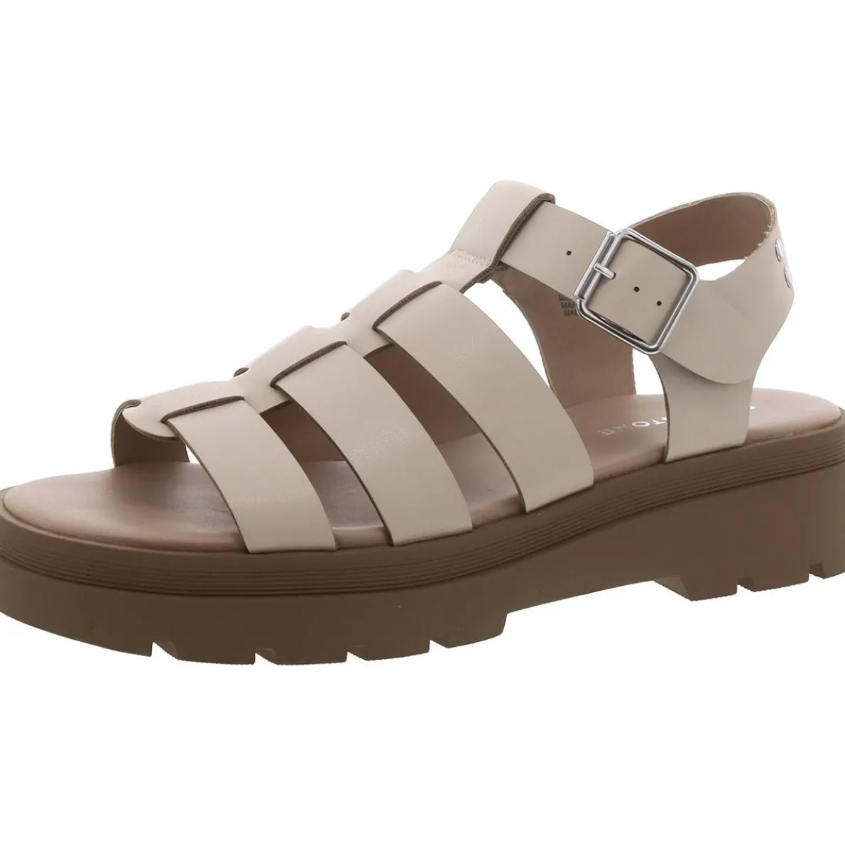 Emmettt Faux Leather Flatform Gladiator Sandals