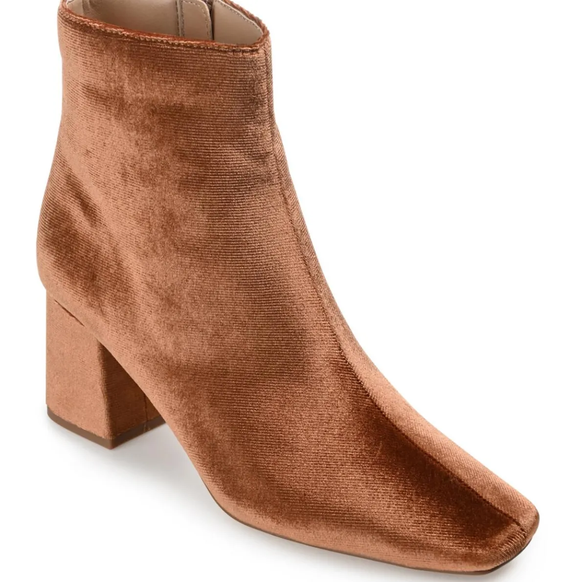Hazara Velvet Cushioned Footbed Ankle Boots
