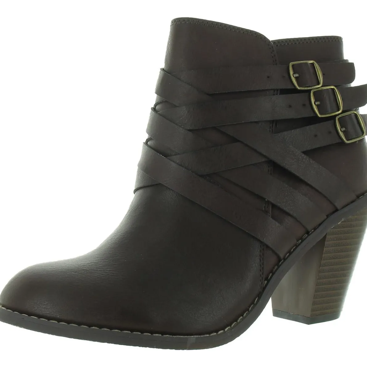 007104 Block Heel Ankle Boots