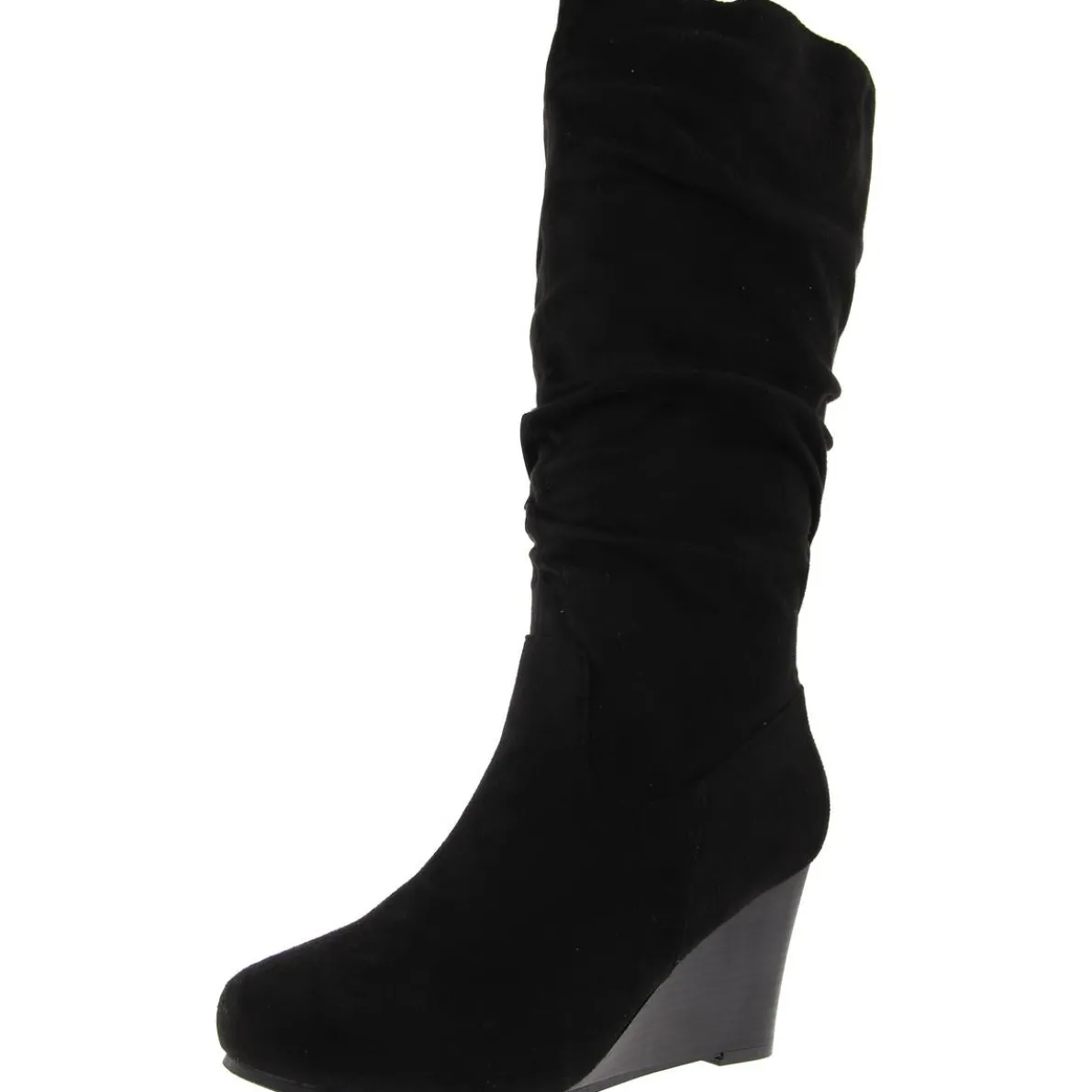 008682 Slouchy Mid-Calf Boots