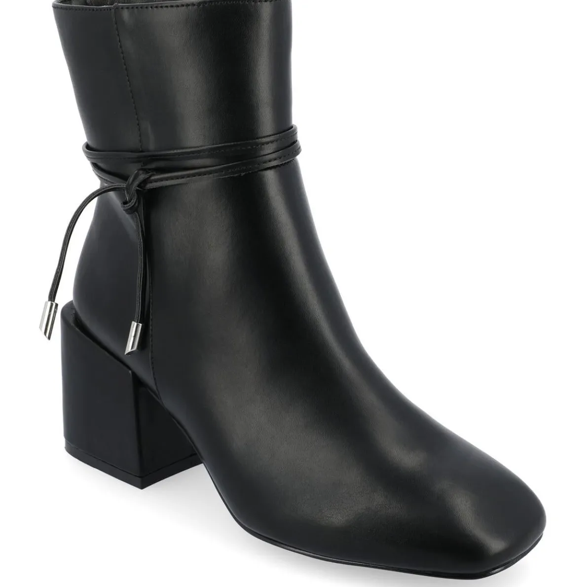 007658 Zipper Ankle Boots