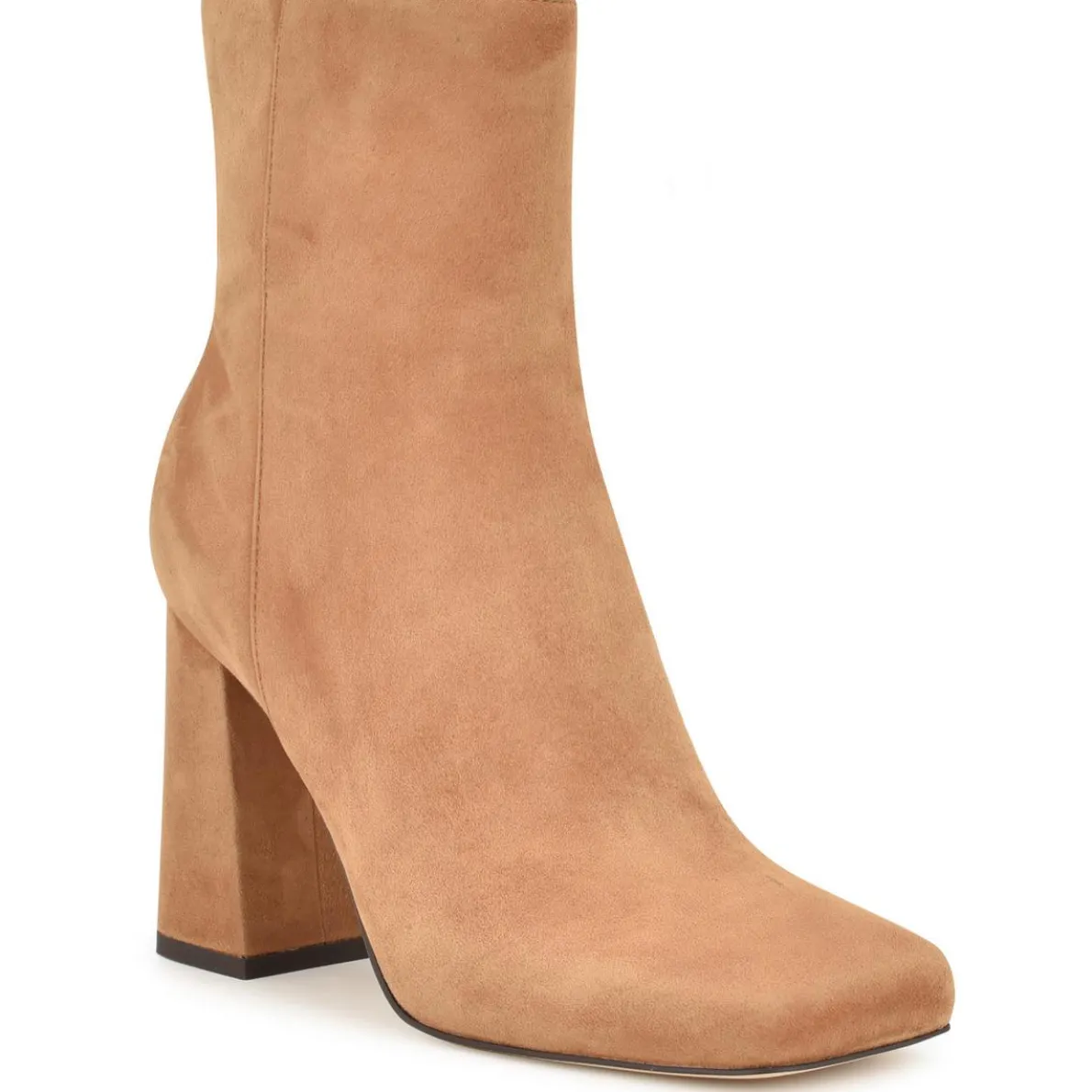 Spice Suede Square Toe Mid-Calf Boots