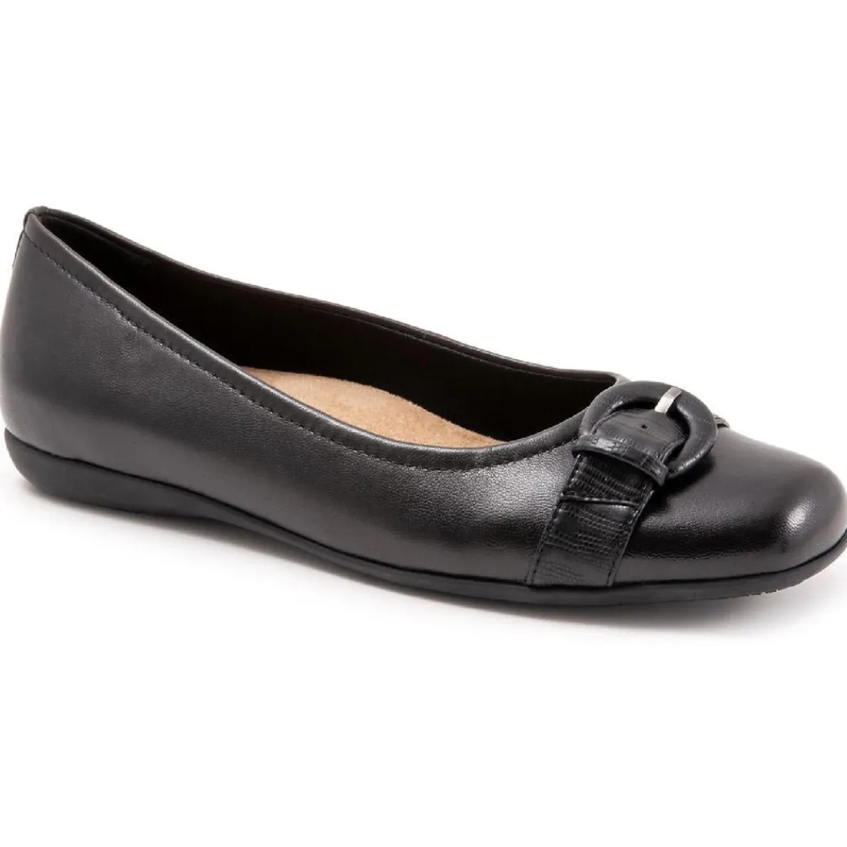 SYLVIA Leather Slip On Moccasins