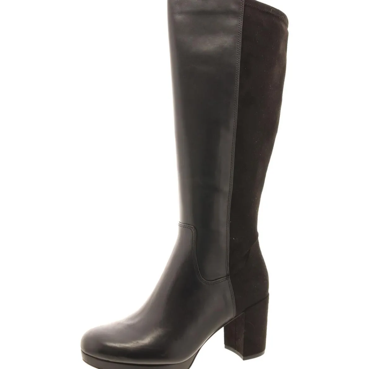 Ynez Water Repellent Leather Knee-High Boots