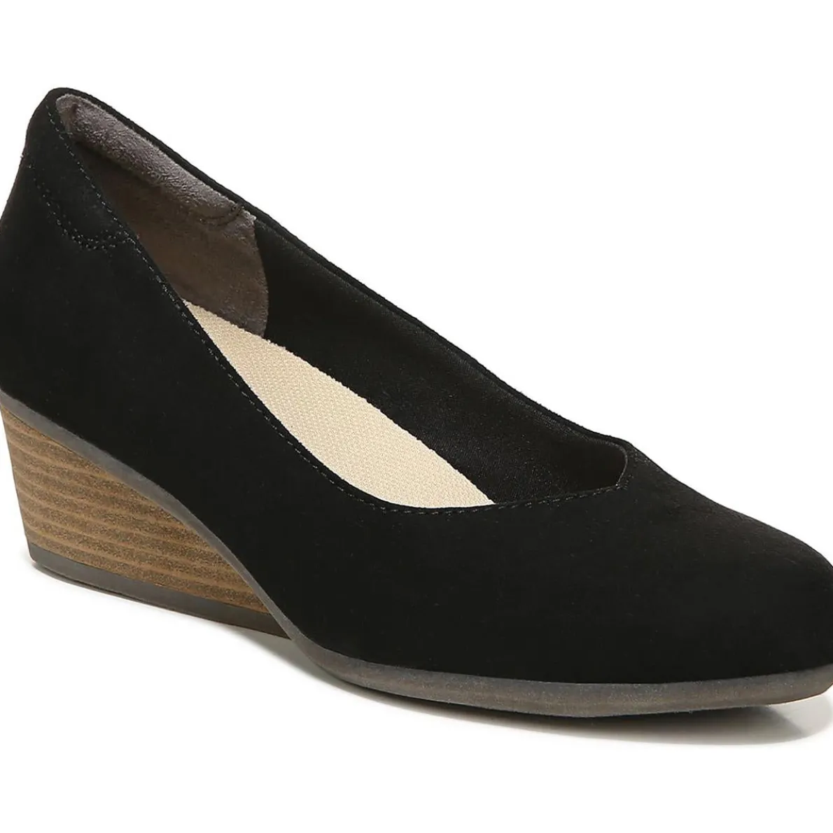 Be Ready Comfort Insole Slip On Wedge Heels