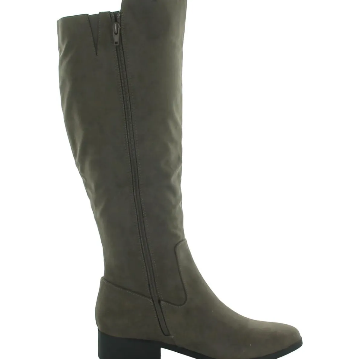 Charmanee Faux Suede Riding Knee-High Boots