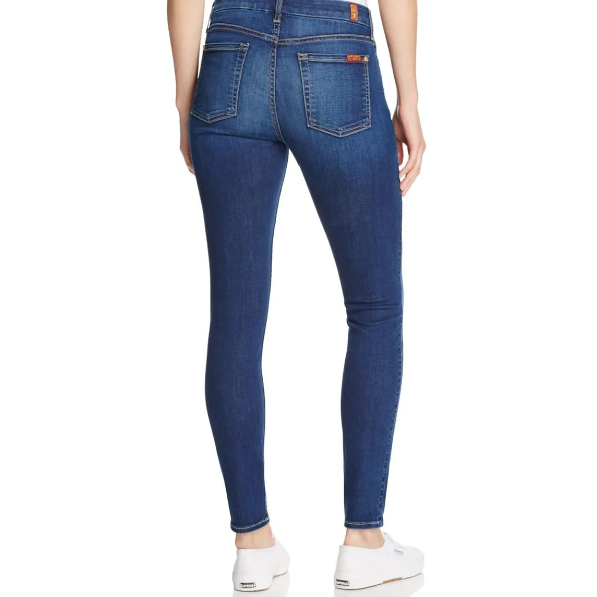 Denim Mid-Rise Skinny Jeans