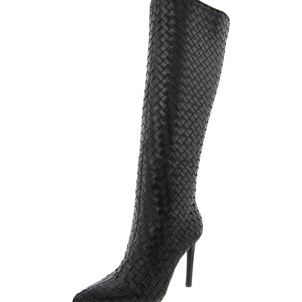 Savonia Zipper Woven Knee-High Boots