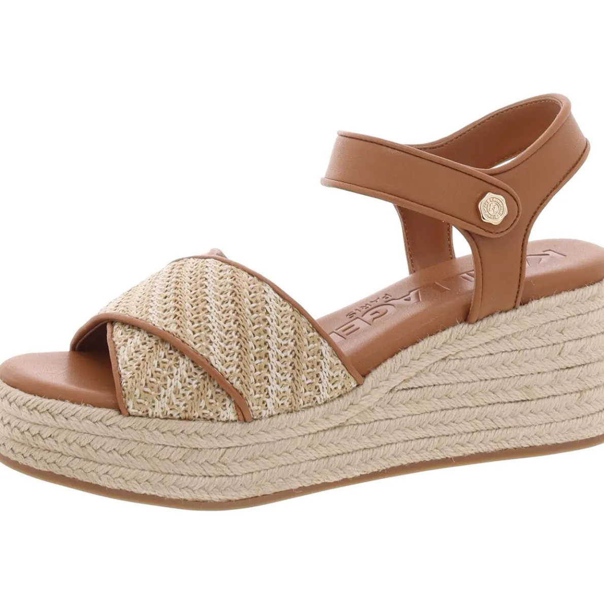 Celest Woven Wedge Slingback Sandals