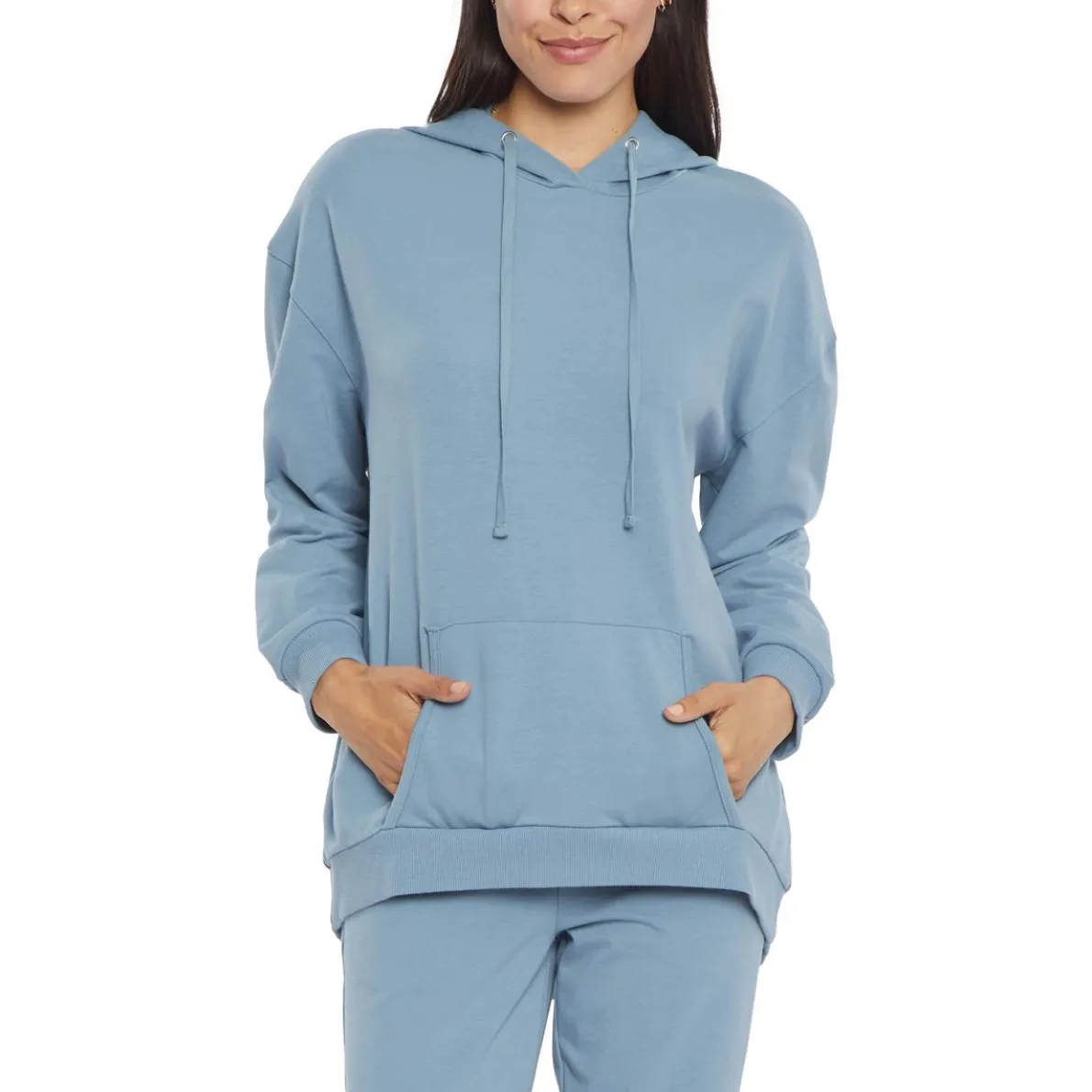 Ribbed Cotton Hoodie