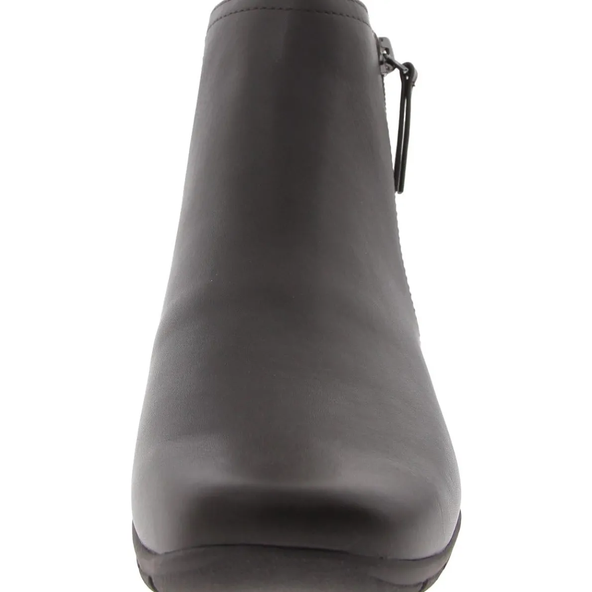 Aaliya 3 Zipper Faux Leather Ankle Boots