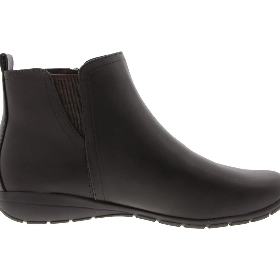 Aaliya 3 Zipper Faux Leather Ankle Boots