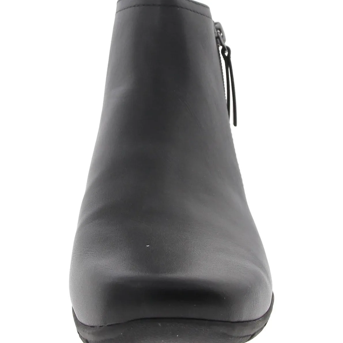 Aaliya 3 Zipper Faux Leather Ankle Boots