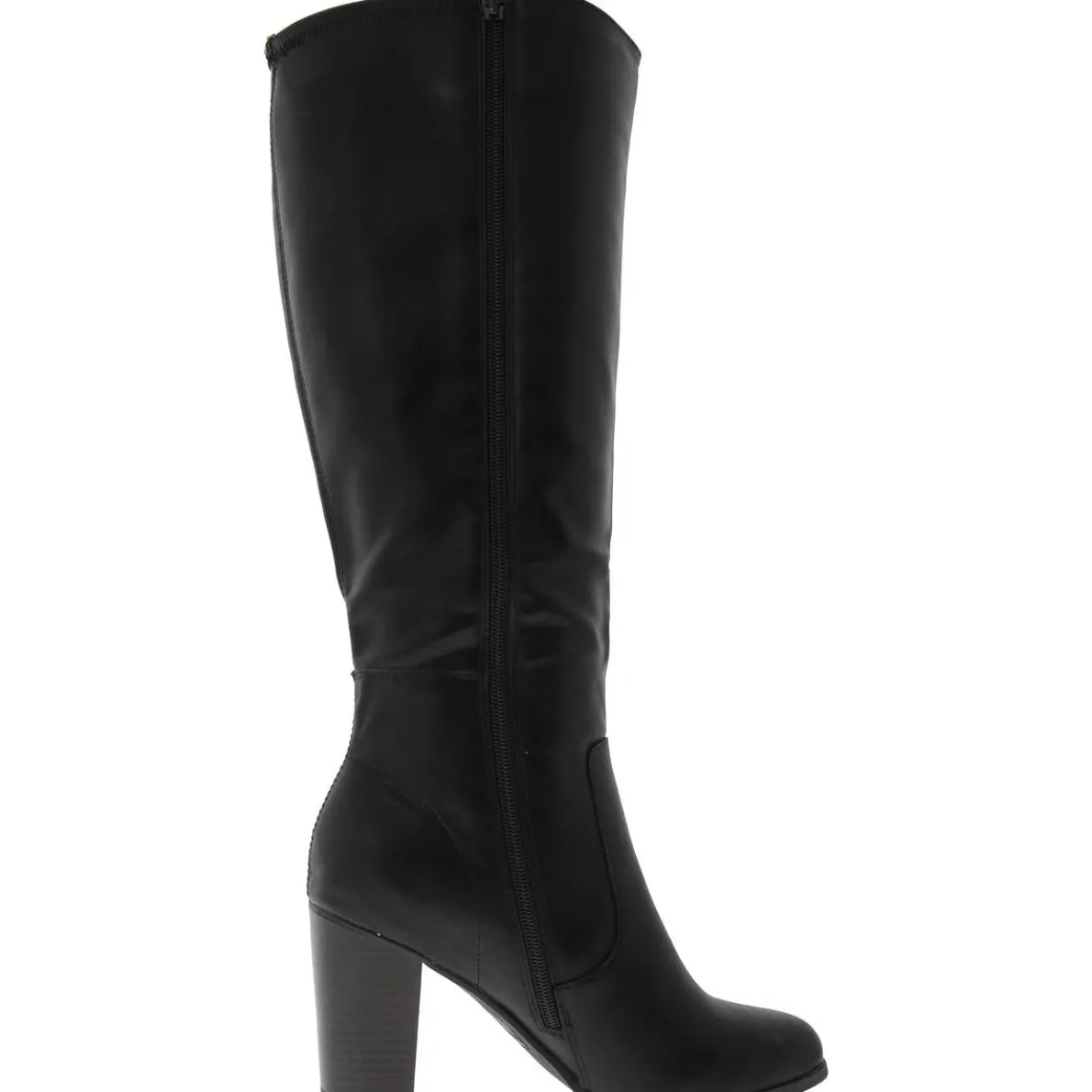 ADDYY Faux Leather Zipper Knee-High Boots